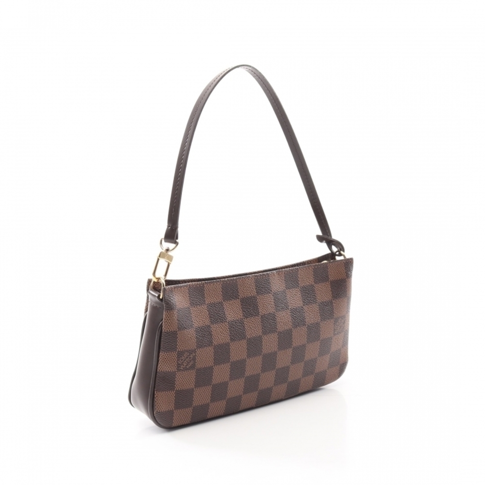 Louis Vuitton Navona Damier Ebene Handbag Brown